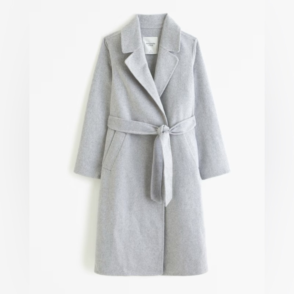 Abercrombie Wool Blend Belted Coat